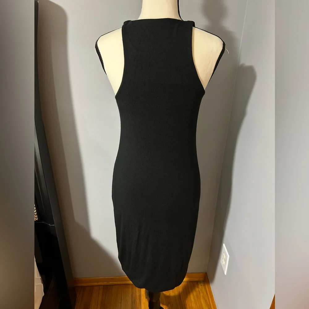 J. Crew FormKnit high-neck cutaway dress